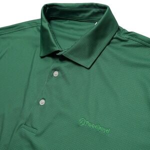 Foodland Polo Shirt Mens XL Green REPREVE Bamboo Charcoal‎ Performance